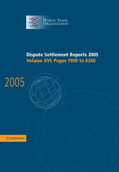 Produktbild: Dispute Settlement Reports 2005