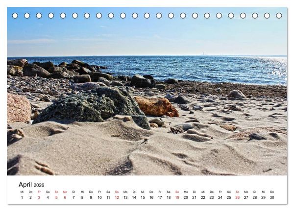 Produktbild: Strande und B&uuml;lk 2026 (Tischkalender 2026 DIN A5 quer), CALVENDO Monatskalender