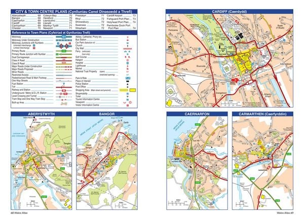 Produktbild: Wales a-Z Rd Atl Pb