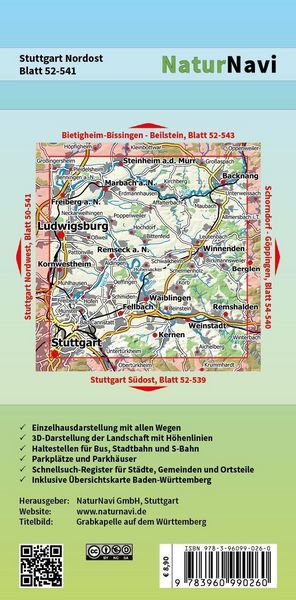 Produktbild: Stuttgart Nordost 1 : 25 000