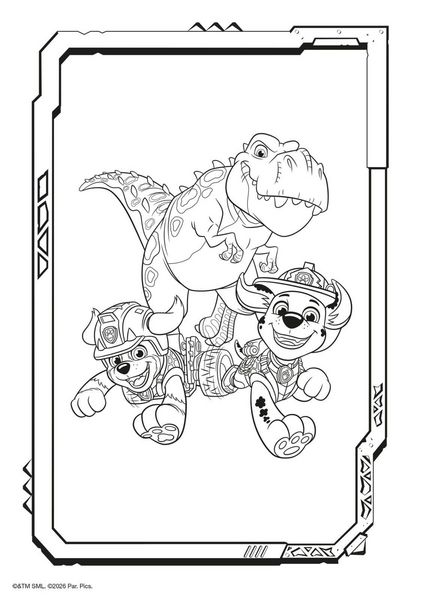 Produktbild: PAW Patrol Kindergartenheft: PAW Patrol - Der Dinofilm: Mal- und R&auml;tselblock