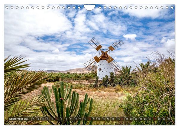 Produktbild: FUERTEVENTURA Paradiesische Impressionen der Insel (Wandkalender 2026 DIN A4 quer), CALVENDO Monatskalender