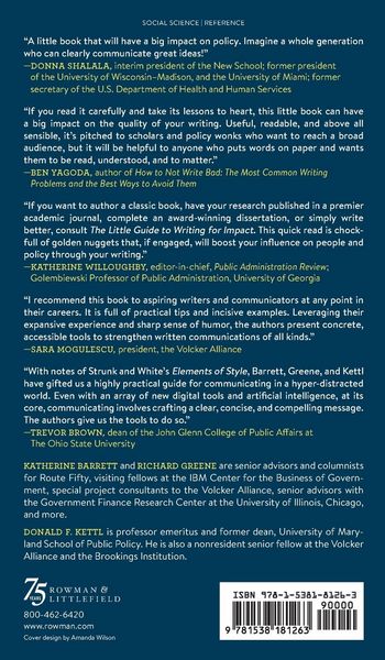 Produktbild: Little Guide to Writing for Impact