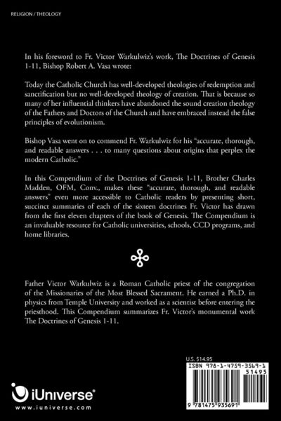 Produktbild: A Compendium of the Doctrines of Genesis 1-11