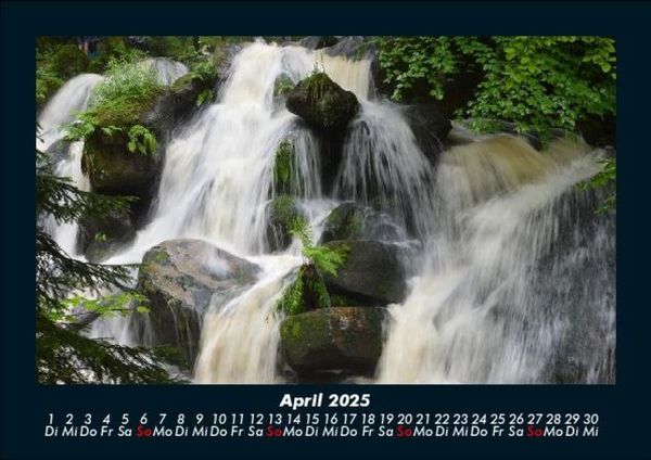 Produktbild: Wasserf&auml;lle 2025 Fotokalender DIN A5