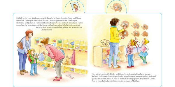 Produktbild: Conni-Pappbilderbuch: Conni kommt in den Kindergarten
