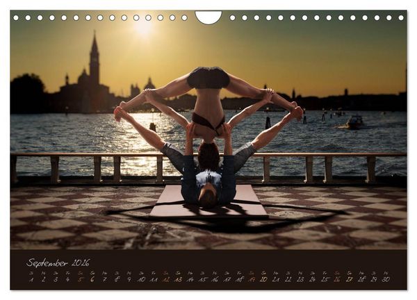 Produktbild: YogaPaare (Wandkalender 2026 DIN A4 quer), CALVENDO Monatskalender