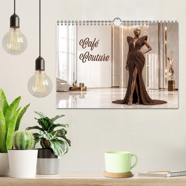 Produktbild: Caf&eacute; Couture (Wandkalender 2027 DIN A4 quer), CALVENDO Monatskalender