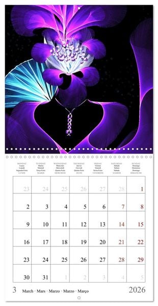 Produktbild: Digital fantasy (Wall Calendar 2026 12 &times; 12 Inch) CALVENDO 12 Month Wall Calendar