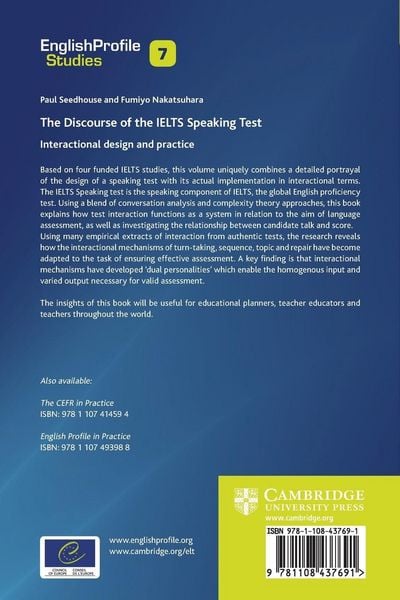 Produktbild: The Discourse of the IELTS Speaking Test