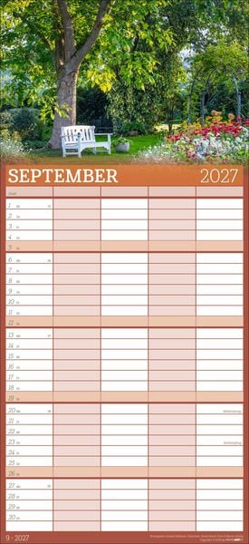 Produktbild: Garten Familienplaner 2027