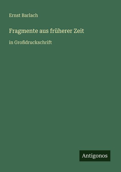 Produktbild: Fragmente aus fr&uuml;herer Zeit