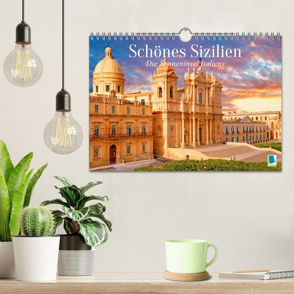 Produktbild: Sch&ouml;nes Sizilien: die Sonneninsel Italiens (Wandkalender 2026 DIN A4 quer), CALVENDO Monatskalender