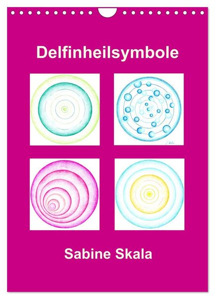 Produktbild: Delfinheilsymbole (Wandkalender 2027 DIN A4 hoch), CALVENDO Monatskalender