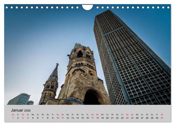 Produktbild: Ein Spaziergang durch Berlin (Wandkalender 2026 DIN A4 quer), CALVENDO Monatskalender