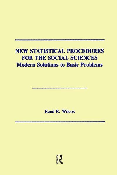 Produktbild: Wilcox, R: New Statistical Procedures for the Social Science