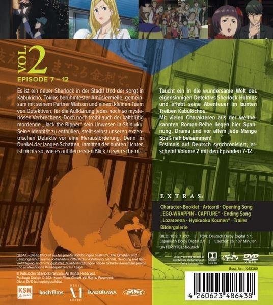 Produktbild: Kabukicho Sherlock - Volume 2 (Ep. 7-12)