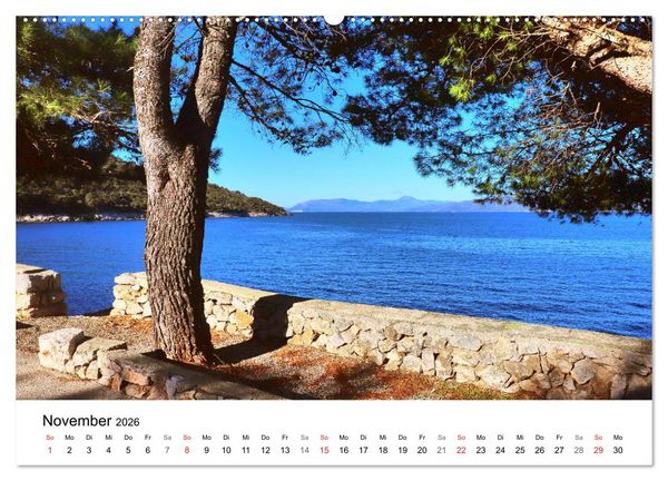 Produktbild: Kroatiens Inselzauber, Cres (Wandkalender 2026 DIN A2 quer), CALVENDO Monatskalender