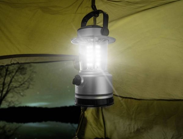 Produktbild: Calima 46000 LED Camping-Laterne 352g Silber-Blau