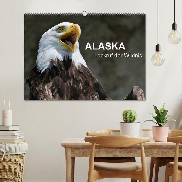 Produktbild: Alaska - Lockruf der Wildnis (Wandkalender 2026 DIN A2 quer), CALVENDO Monatskalender