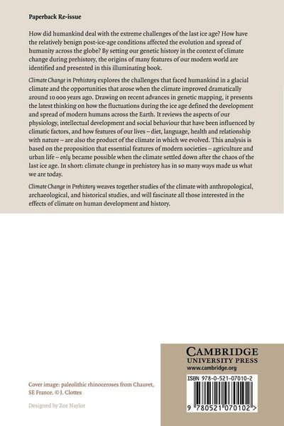 Produktbild: Climate Change in Prehistory