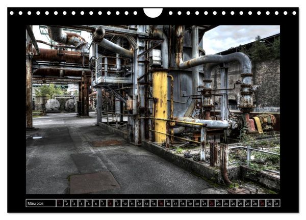 Produktbild: Rost - Quer durch's Ruhrgebiet (Wandkalender 2026 DIN A4 quer), CALVENDO Monatskalender