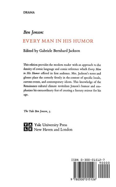 Produktbild: Every Man in His Humor