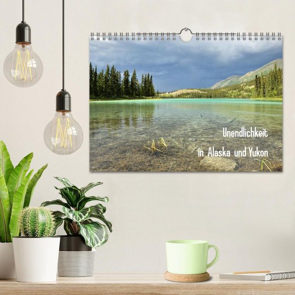 Produktbild: Unendlichkeit in Alaska und Yukon (Wandkalender 2026 DIN A4 quer), CALVENDO Monatskalender