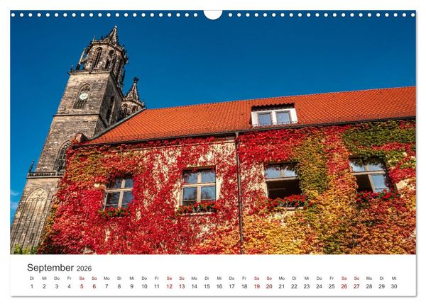 Produktbild: Deutschland: Magdeburg, Stadtansichten und Umgebung (Wandkalender 2026 DIN A3 quer), CALVENDO Monatskalender