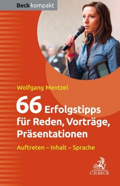 Produktbild: 66 Erfolgstipps f&uuml;r Reden, Vortr&auml;ge, Pr&auml;sentationen