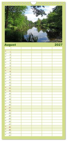 Produktbild: Familienplaner 2027 - Bad Sassendorf mit 5 Spalten (Wandkalender, 21 x 45 cm) CALVENDO