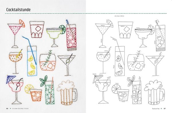 Produktbild: Ich kann 500 Dinge sticken. Witzige, s&uuml;&szlig;e, coole und freche Motive. Ganz einfach Schritt f&uuml;r Schritt nachzusticken. Blumen, Bl&uuml;ten, Bl&auml;tter, Tiere, Logos, Schriften, Schmuckelemente u.v.m. Ideal f&uuml;r Kinder und Anf&auml;nger