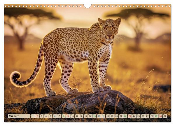 Produktbild: Gro&szlig;tiere - Weltweit (Wandkalender 2027 DIN A3 quer), CALVENDO Monatskalender