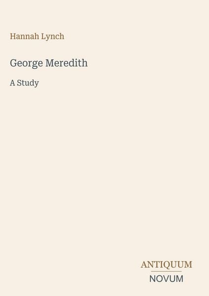 Produktbild: George Meredith
