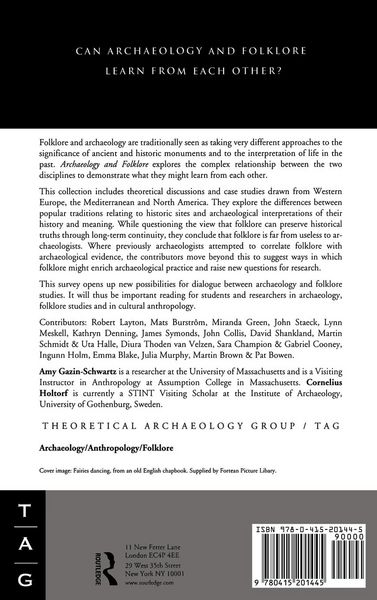 Produktbild: Archaeology and Folklore