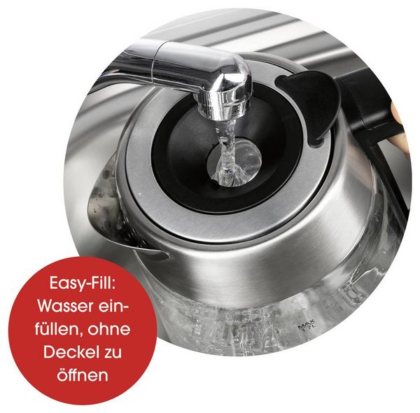 Produktbild: GourmetMaxx Wasserkocher Fassungsverm&ouml;gen: 1.7l