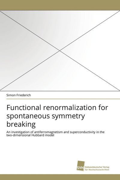 Produktbild: Functional renormalization for spontaneous symmetry breaking