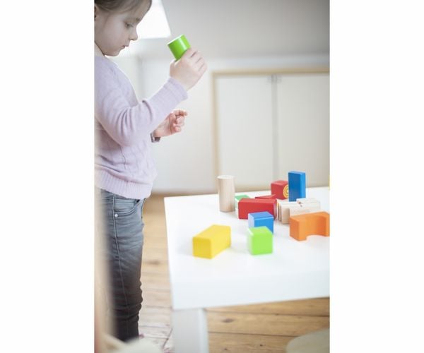 Produktbild: Eichhorn Holzspielzeug Baby F&uuml;hl- und Klangbausteine