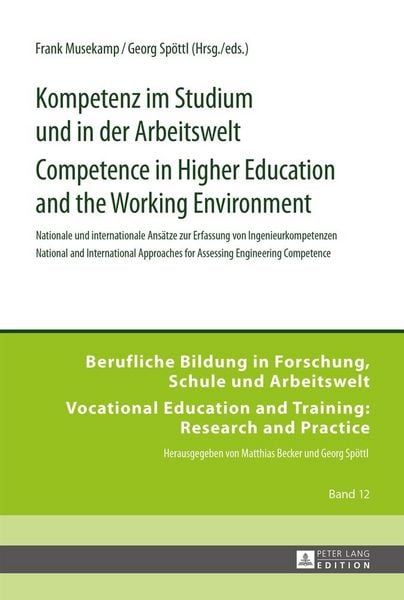 Produktbild: Kompetenz im Studium und in der Arbeitswelt- Competence in Higher Education and the Working Environment