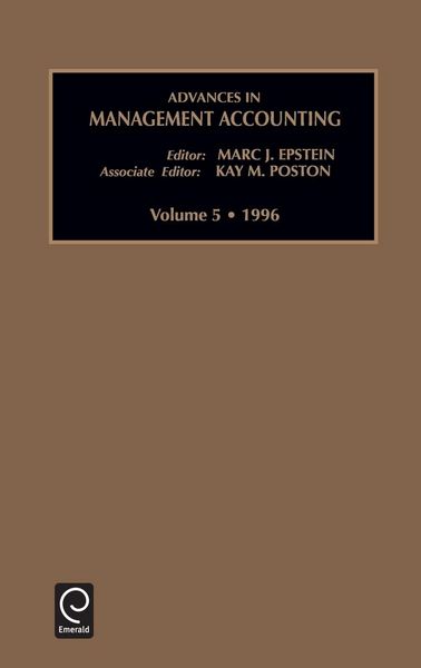 Produktbild: Advances in Management Accounting