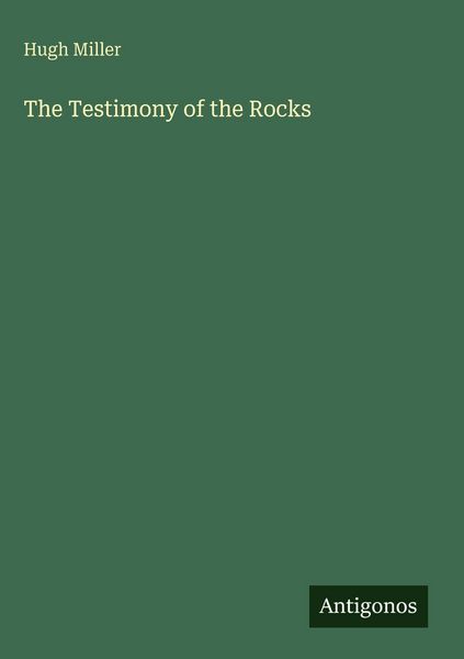 Produktbild: The Testimony of the Rocks