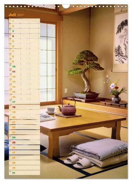 Produktbild: Japanische Lebensart (Wandkalender 2027 DIN A3 hoch), CALVENDO Monatskalender