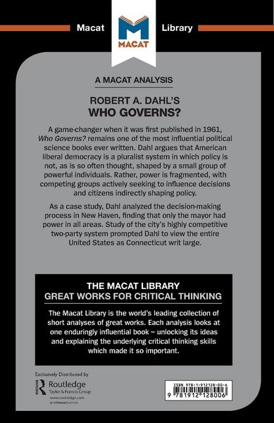 Produktbild: An Analysis of Robert A. Dahl's Who Governs? Democracy and Power in an American City