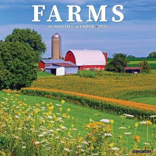 Produktbild: Farms 2026 12 X 12 Wall Calendar