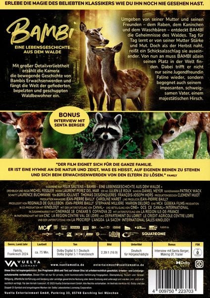 Produktbild: Bambi - Eine Lebensgeschichte aus dem Walde