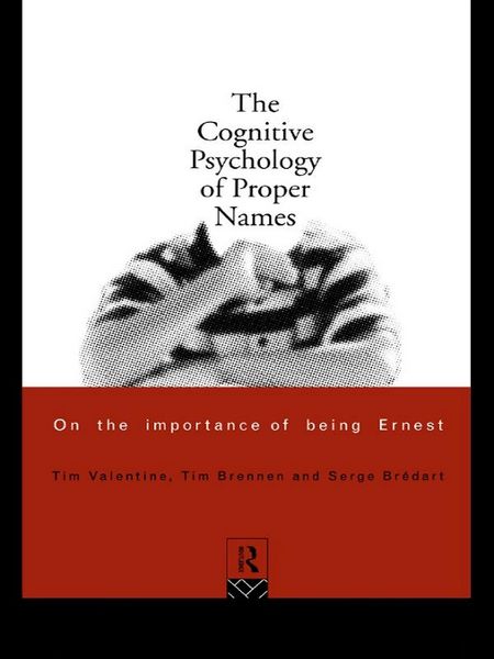 Produktbild: The Cognitive Psychology of Proper Names