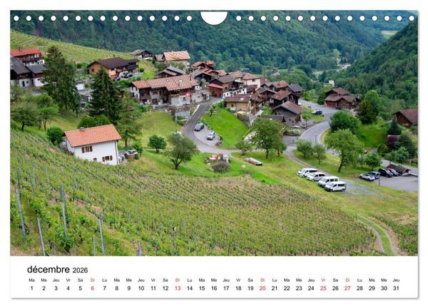 Produktbild: Randonn&eacute;es en Suisse Les Alpes vaudoises (Calendrier mural 2026 DIN A4 vertical), CALVENDO calendrier mensuel