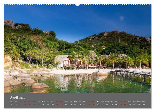 Produktbild: Vietnam`s most beautiful beaches (Wall Calendar 2026 DIN A2 landscape), CALVENDO 12 Month Wall Calendar