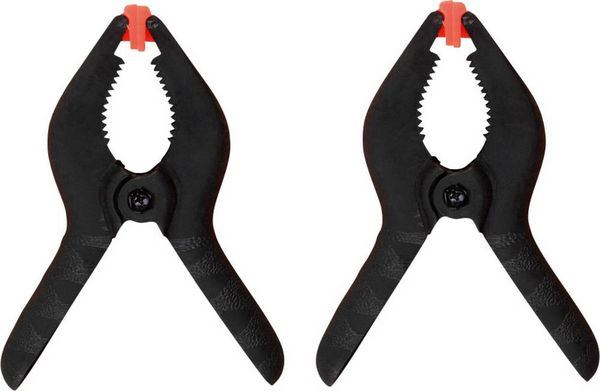 Produktbild: Donau Elektronik 19-3S Spannzwingen-Set Spann-Weite (max.):45 mm Produktabmessung, L&auml;nge: 110 mm