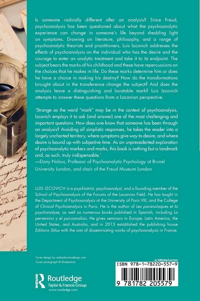 Produktbild: The Marks of a Psychoanalysis